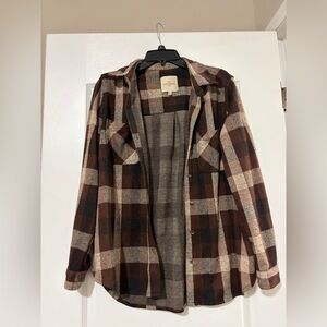Plaid Brown Jacket